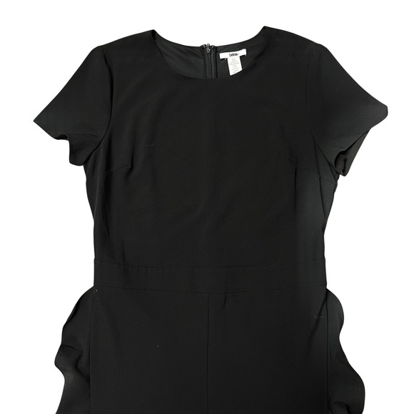 Barn III Jumpsuit Womens 10 Black Ruffle Split Leg‎ - Picture 4 of 12